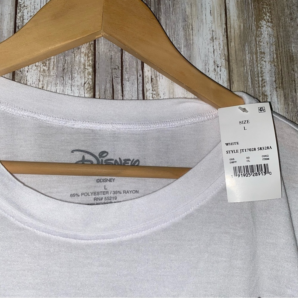 NWT Disney Mickey & Friends White High Low Tee - Picture 5 of 5